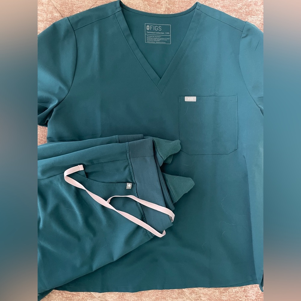 Figs size XXL Caribbean Blue Scrubs